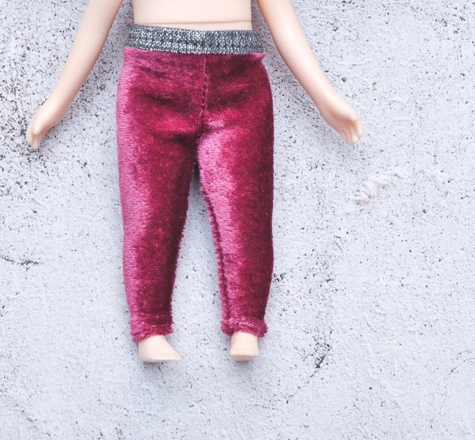 Holala violet red velour leggings /holala pants