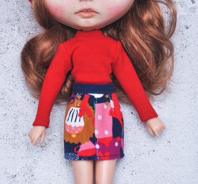 Blythe blouse Holala sweater doll clothes