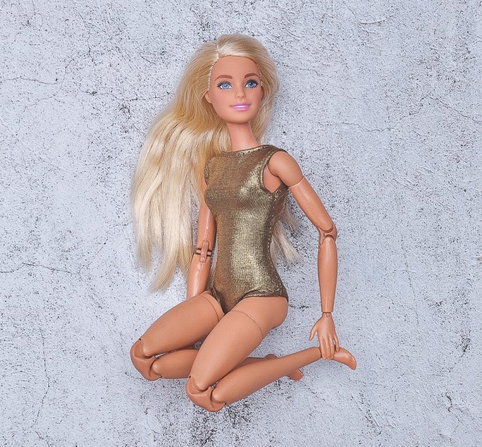 bronze  bodysuit for Barbie doll 