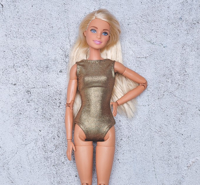 bronze  bodysuit for Barbie doll 