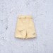 Blythe yellow denim shorts