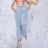 light blue ripped jeans for Barbie doll