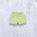 Green velvet doll shorts