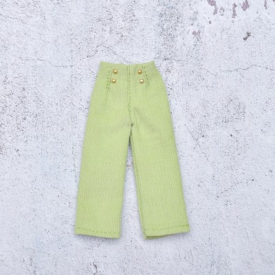 doll green velvet pants