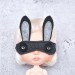 doll bunny mask/ Blythe felt mask