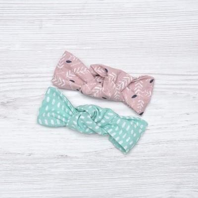 set of 2 knotted headbands