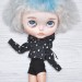 gray puma set for Blythe doll
