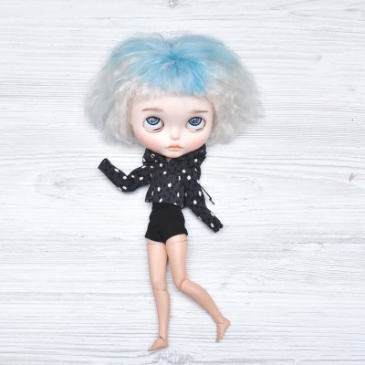 gray puma set for Blythe doll