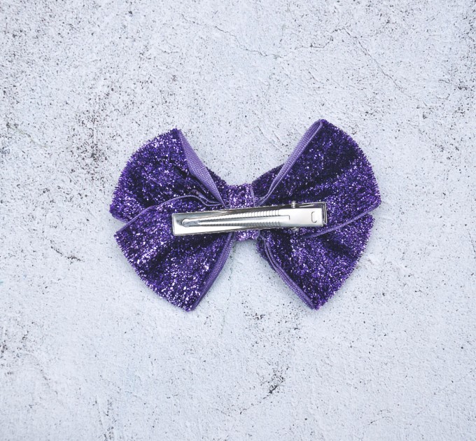 Blythe headband purple sparkle bow
