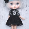 Blythe black set shirt & skirt 