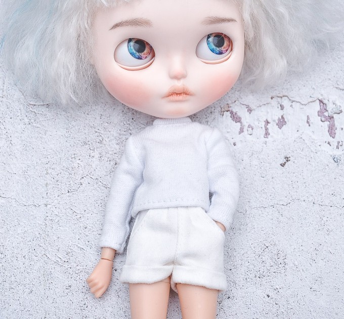 Blythe blouse / Holala sweater / doll clothes / Pullip turtle neck shirt