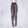 Blythe  black tulle tights  with flock stars 