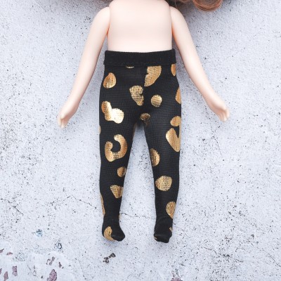 Holala golden black tights/ doll clothes