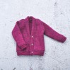 Blythe magenta cardigan fits for Pullip, Licca, Azone dolls -  Blythe  clothes