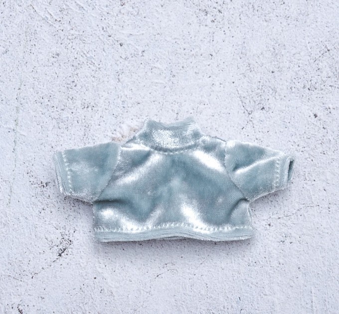 Blythe velour mint crop top / top for doll / Blythe clothes
