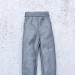Blythe doll jeans with silver spraying 