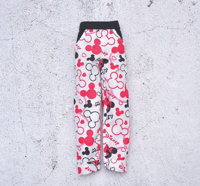 Blythe printed pants /  Azone doll clothes